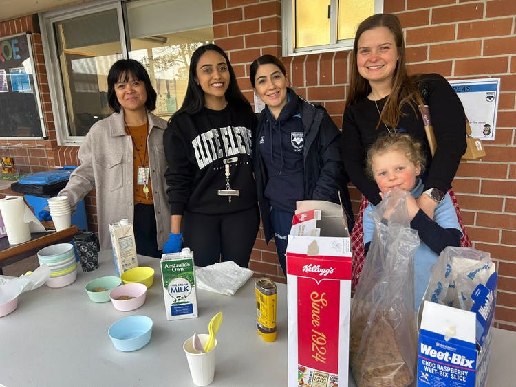 Teachers at Breakfast Club